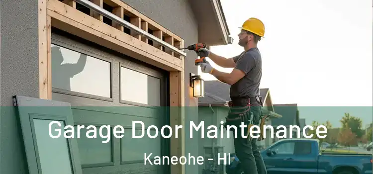 Garage Door Maintenance Kaneohe - HI