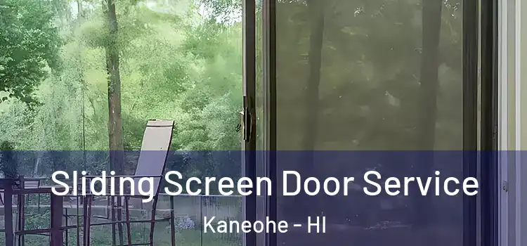 Sliding Screen Door Service Kaneohe - HI